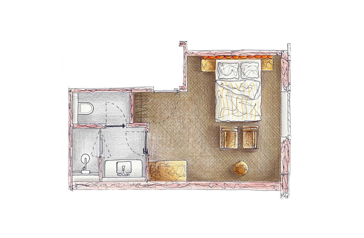 Das James Flensburg Dış mekan fotoğraf A plan of a typical room